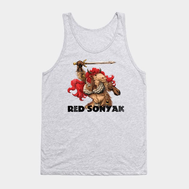 Red Sonyak 2 Tank Top by ThirteenthFloor